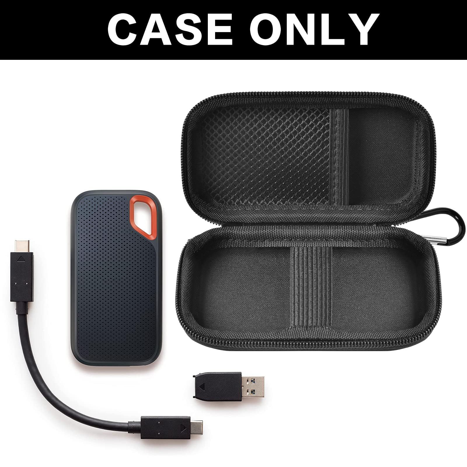 Case Compatible with SanDisk 1TB 2TB 500GB Extreme Portable SSD Case Compatible with SanDisk 1TB 2TB 500GB Extreme Portable SSD